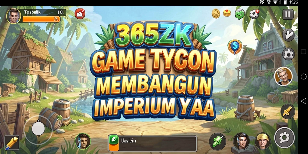 Tampilan gameplay 365ZK dengan elemen Tycoon yang menarik.