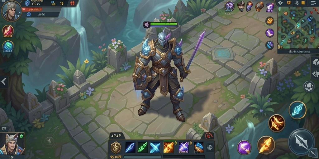 Tampilan seru gameplay 4P4P dalam aksi strategi.