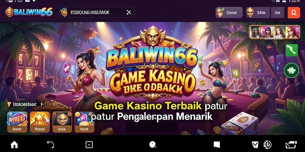 Tampilan menarik dari gameplay BALIWIN66 yang penuh aksi kasino.