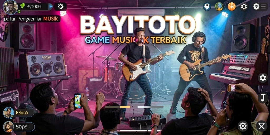 Tampilan gameplay seru dari BAYITOTO dengan berbagai pilihan lagu.