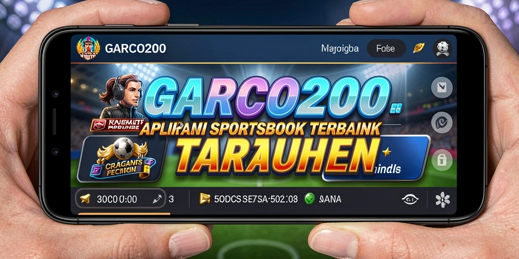 Tampilan antarmuka user-friendly dalam gameplay Sportsbook GARCO200.