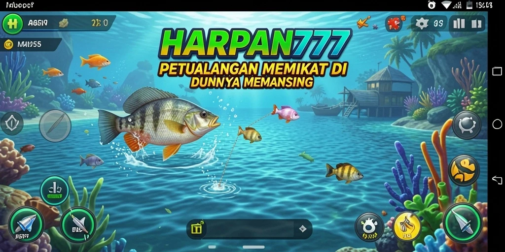 Gameplay HARAPAN777 yang mendebarkan saat memancing di laut.