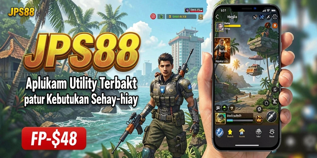 Tampilan screenshot JPS88 dengan fitur-fitur utama aplikasi utility.