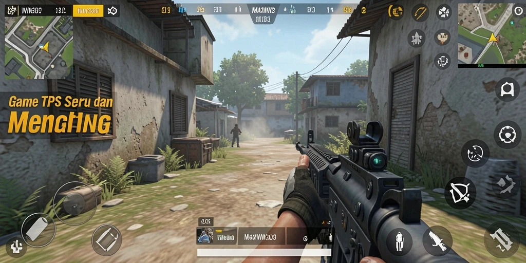 Gameplay dinamis dan mendebarkan dari MAXWIN303 dalam aksi TPS.