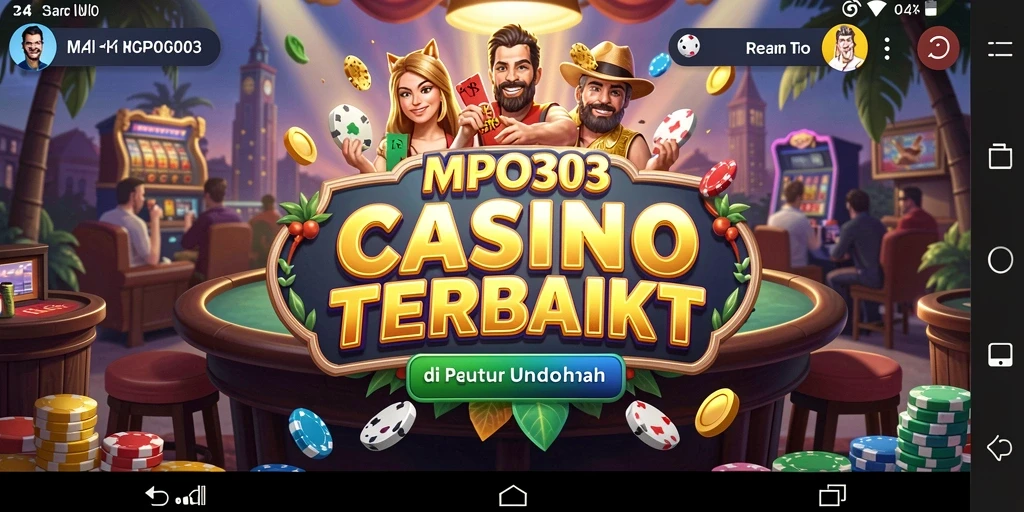 Screenshot MPO303 menunjukkan gameplay Kasino yang menarik dan seru.
