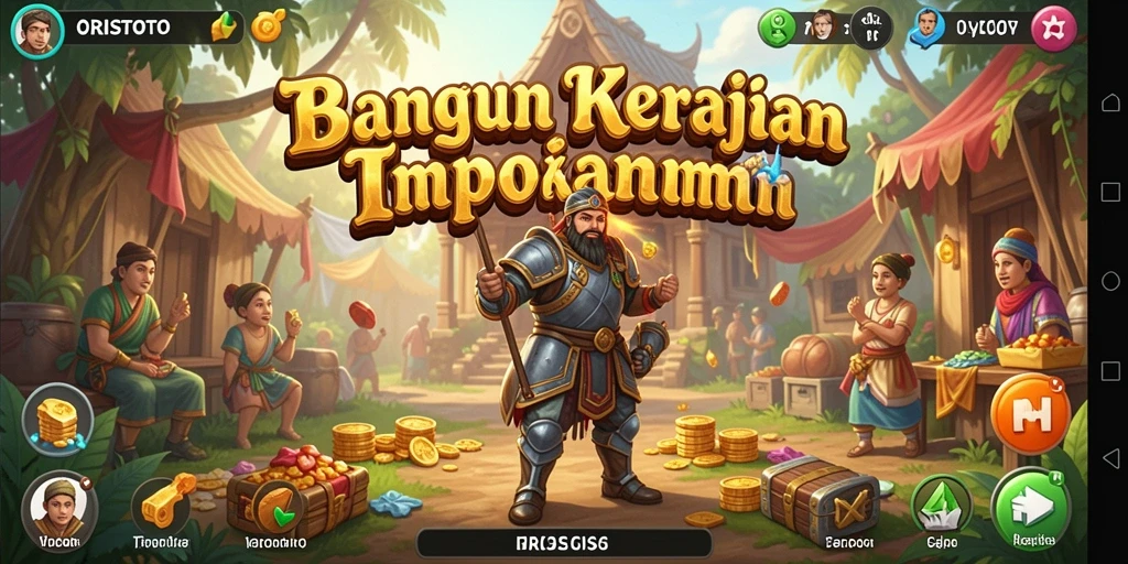 Tampilan gameplay ORISTOTO yang menawan dan strategis.
