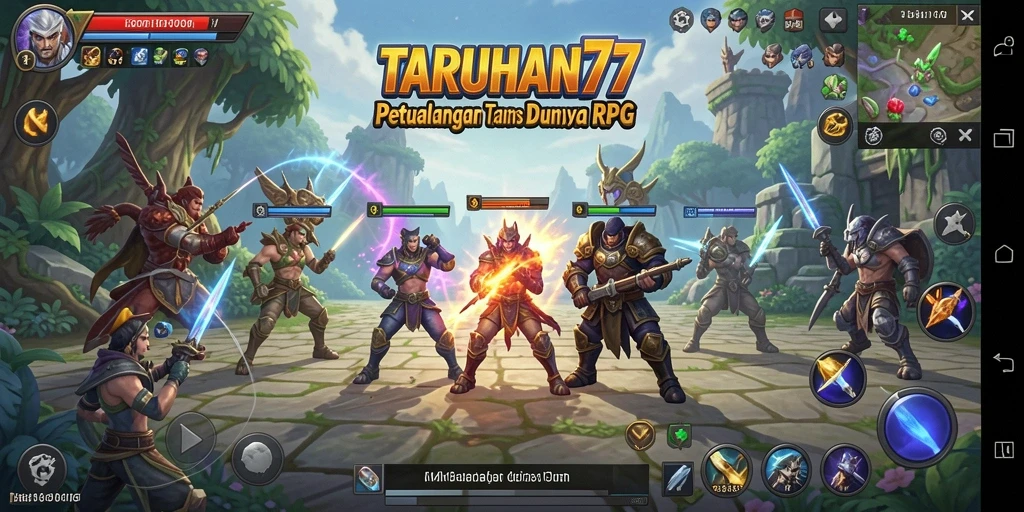 Tampilan gameplay menarik dari TARUHAN77 yang memikat.