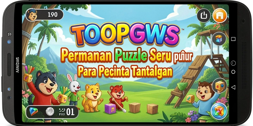 Tangkapan layar TOOPGWS menampilkan gameplay menantang yang mengasyikkan.